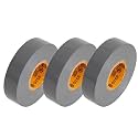 GTSE - Gray Electrical Tape 3 Rolls, 3/4in x 66ft, UL/CSA Listed