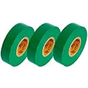 GTSE - Green Electrical Tape 3 Rolls, 3/4in x 66ft, UL/CSA Listed