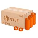 GTSE Orange Electrical Tape, 120 Rolls Bulk Box – Waterproof, Industrial Grade Vinyl, 3/4 in x 66ft– Strong Self-Adhesive PVC Electric Tape for Wire Insulation, 7 Mil, 600V – UL/CSA Listed