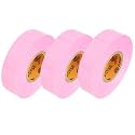 GTSE - Pink Electrical Tape 3 Rolls, 3/4in x 66ft, UL/CSA Listed