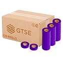 GTSE Purple Electrical Tape, 120 Rolls Bulk Box – Waterproof, Industrial Grade Vinyl, 3/4 in x 66ft– Strong Self-Adhesive PVC Electric Tape for Wire Insulation, 7 Mil, 600V – UL/CSA Listed