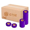 GTSE Purple Electrical Tape, 240 Rolls Bulk Box – Waterproof, Industrial Grade Vinyl, 3/4 in x 66ft– Strong Self-Adhesive PVC Electric Tape for Wire Insulation, 7 Mil, 600V – UL/CSA Listed