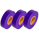 GTSE - Purple Electrical Tape 3 Rolls, 3/4in x 66ft, UL/CSA Listed