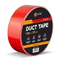 GTSE Red Duct Tape, 2 in x 55 yd (164 ft), Heavy Duty Waterproof Repair