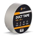 GTSE Silver Duct Tape, 2 in x 55 yd (164 ft), Heavy Duty Waterproof Repair