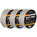 GTSE Silver Duct Tape, 2 in x 55 yd (164 ft), Heavy Duty, 3 Rolls
