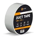 GTSE White Duct Tape, 2 in x 55 yd (164 ft), Heavy Duty Waterproof Repair