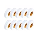 GTSE - White Electrical Tape 10 Rolls, 3/4in x 66ft, UL/CSA Listed