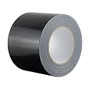 GTSE Black Duct Tape, 4 in x 55 yd (164 ft), Heavy Duty Waterproof Repair