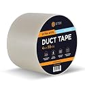 GTSE Clear Duct Tape, 4 in x 55 yd (164 ft), Heavy Duty Waterproof Repair