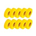 GTSE - Yellow Electrical Tape 10 Rolls, 3/4in x 66ft, UL/CSA Listed
