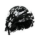 Gturytr Turban for Men Vintage Twist Head Wraps Durag Satin Lined Halo Turban for Women Modal and Satin Scarf Tie