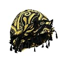 Gturytr Turban for Men Vintage Twist Head Wraps Durag Satin Lined Halo Turban for Women Modal and Satin Scarf Tie