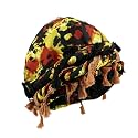Gturytr Turban for Men Vintage Twist Head Wraps Durag Satin Lined Halo Turban for Women Modal and Satin Scarf Tie
