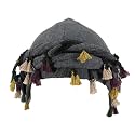 Gturytr Turban for Men Vintage Twist Head Wraps Durag Satin Lined Halo Turban for Women Modal and Satin Scarf Tie