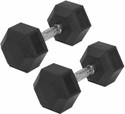 GTX RUBBER HEX DUMBBELLS 2KG Fixed Weight