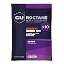 GU Energy Roctane Energy &amp; Hydration Drink Mix, Grape, 10 Single Serving Packets