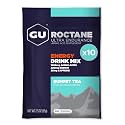 GU Energy Roctane Ultra Endurance Energy Drink Mix, Vegan, Gluten-Free, Kosher, and Dairy-Free n-the-Go Energy for Any Workout, 10 Single-Serving Packets, Summit Tea