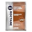 GU Energy Roctane Ultra Endurance Protein Recovery Drink Mix, Gluten-Free and Kosher Dairy, Recovery Support After Any Workout, 10 Single-Serving Packets, Chocolate Smoothie