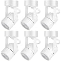 GU10 Ceiling Spotlight, 6 Packs Anti-Glare Ceiling Spotlight Fixtures, 10W GU10 Bulb 3CCT LED Light, Accent Lights for Shops, Supermarkets, Kitchens (White)