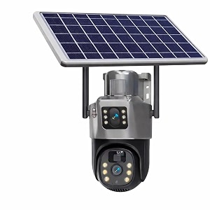 Guard Well Dual Lens Solar Powered PTZ