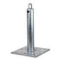Guardian 00656 Galvanized Steel Post Anchor 18 Inches Tall Concrete Applications 5000 lb Minimum Breaking Stregth OSHA and ANSI Compliant