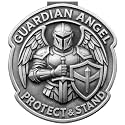 Guardian Angel Visor Clips for Cars, Armored Guardian Angel Visor Clip Car Accessories Colorful 3D Safety Gift for New Driver Family Friend