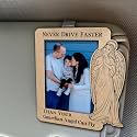 Guardian Angel Visor Clips for Cars, Car Angel Picture Frame With Visor Clip, Car Guardian Angel Visor Clip, Memorial Picture Holder Visor Clips For Cars, Guardian Angel For Car, Drive Safe Visor Clip