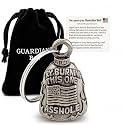 Guardian Bell Try Burning This ONE A**Hole for Harley Davidson Gremlin mod dyna fxr Motorcycle USA America Flag Old Glory Sportster Chopper Goldwing Fat boy Low Road Sport Street