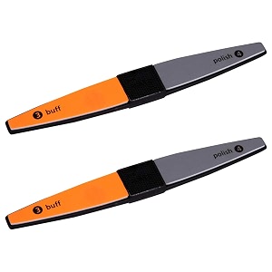gubb 4 way nail buffershinerfiler pack of 2 manicure tool for nails
