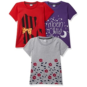 Gubbarey Girls Regular fit T-Shirt