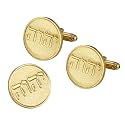 GuDeKe Tetragrammaton Lapel Pin Round Gold Jehovah Witness Women or Men Suits