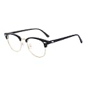 GUDVUE Blue Light Blocking Glasses for Women/Men Metal Oval Frame