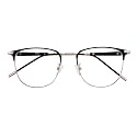 GUDVUE Blue Light Blocking Glasses for Women/Men Metal Oval Frame