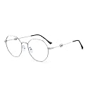 GUDVUE Blue Light Blocking Glasses for Women/Men Metal Oval Frame