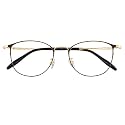 GUDVUE Blue Light Blocking Glasses for Women/Men Metal Oval Frame
