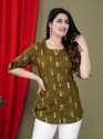 Gudwear Casual Printed Women Green Yellow White