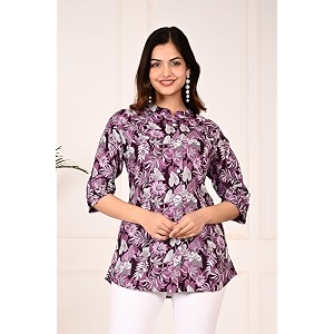 gudwear printed shirt style top women l stylish shirt for girls