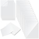 Gueevin 100 Pcs 5 X 8 Inch Adhesive Sheet Protectors Clear Plastic