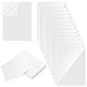 Gueevin 100 Pcs 8.5 X 11 Inch Adhesive Sheet Protectors Clear Plastic