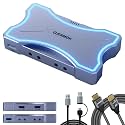 Guermok 4K@60Hz/ 2K@120Hz HDMI Video Capture Card with Touch LED, USB 3.0