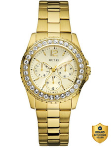GUESS White Round Analog Watch - For