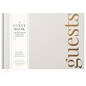 Guest Book: Beautiful Keepsake for Life’s Special Events - Sign In Book for Wedding Reception, Baby Shower, Funeral and Vacation Home - 100 Pages, Ribbon Bookmark and Gold Foil