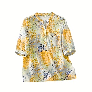 Gufrina Womens Blush Pink Abstract Printed Western