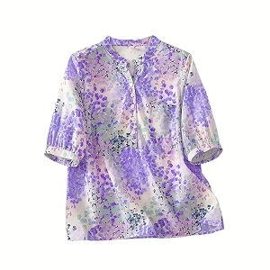 Gufrina Womens Blush Pink Abstract Printed Western