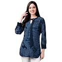 Gufrina Women39s Georgette Apple Cut Short Kurti