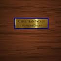 Gugan's Customized Self Adhesive Acrylic Name Plate| Black Acrylic and Gold Engraving Sheet with Vinyl Lettering 12 x 4 Inches (Blue and Gold)