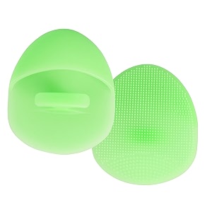 facial pore cleansing pads silicone face scrubbers soft exfoliators cleansing tool massage washing pore cleanser blackhead removing baby pet shower 1 green