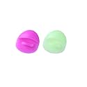 Facial Pore Cleansing Pads, Silicone Face Scrubbers Soft Exfoliators Cleansing Tool Massage Washing Pore Cleanser Blackhead Removing Baby Pet Shower (2, Pink + Green)