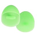 Facial Pore Cleansing Pads, Silicone Face Scrubbers Soft Exfoliators Cleansing Tool Massage Washing Pore Cleanser Blackhead Removing Baby Pet Shower (1, Green)